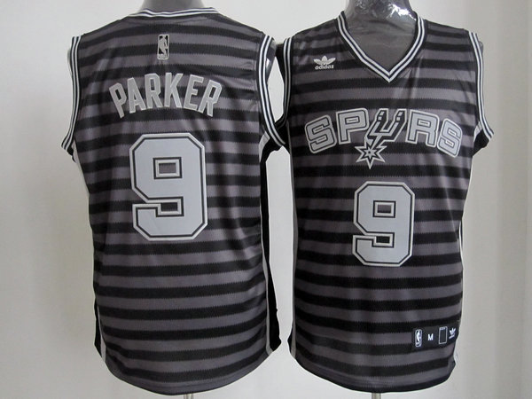  NBA San Antonio Spurs 9 Tony Parker Groove Fashion Swingman Jersey